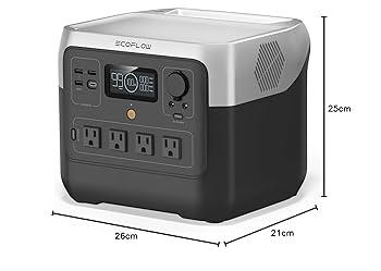 ◆EcoFlow ポータブル電源 RIVER 2 Pro ◆大容量768Wh◆ EcoFlow RIVER 2 Pro Portable Power Station – Canadian Off Grid